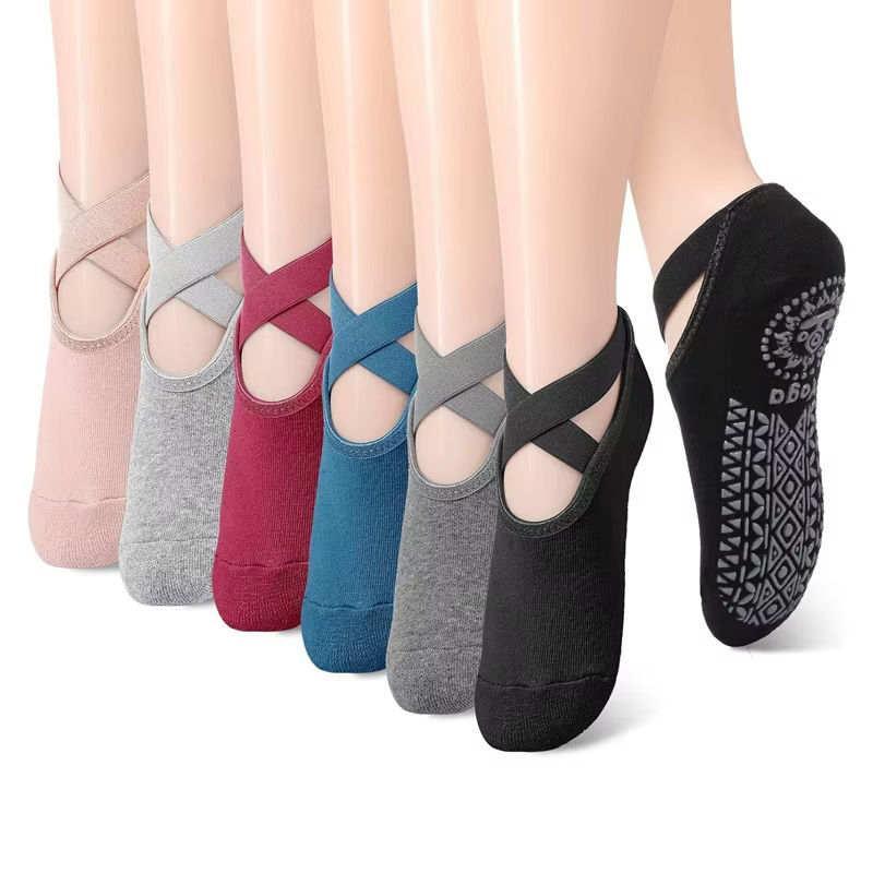 Anti-slip Grip Socks Cross