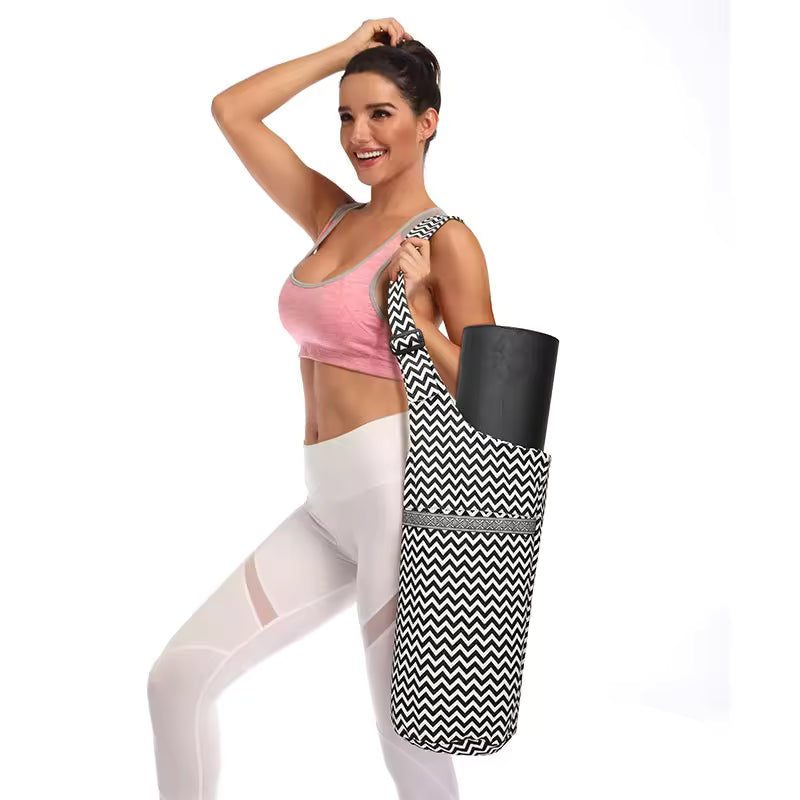 Flow Mat Bag - White&Black